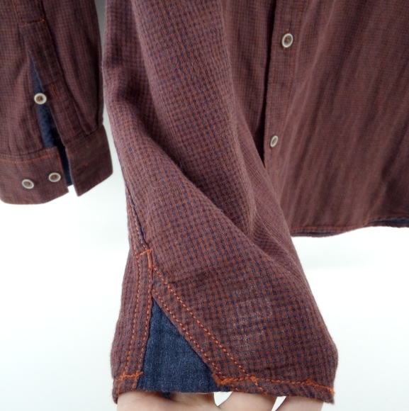 Men's Tommy Bahama purple orange long sleeve casual button down shirt XXL - Picture 4 of 12